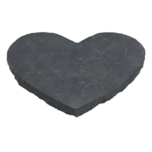 Antique black heart